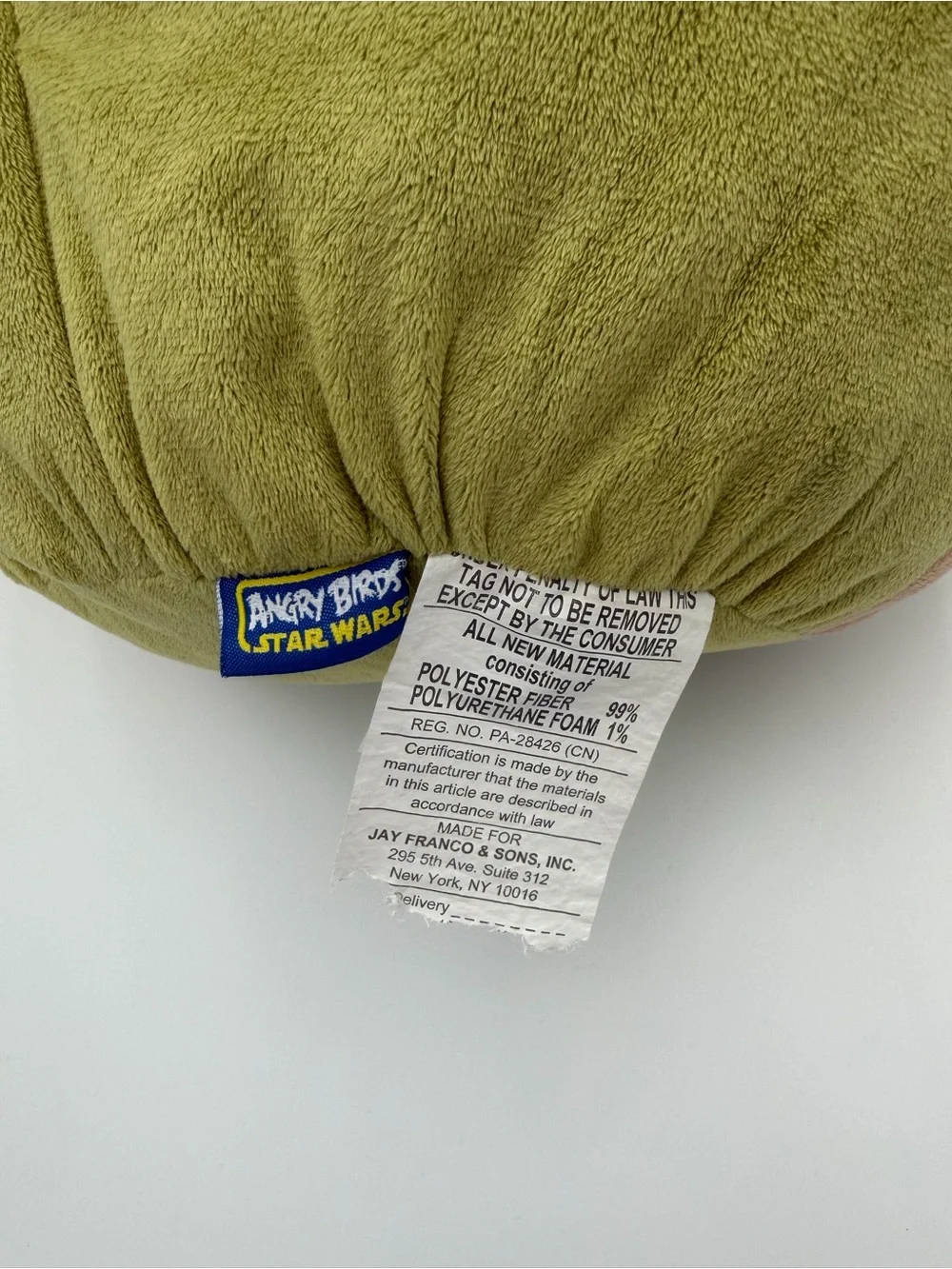 Angry Birds Star Wars Yoda 12-inch Plush Pillow Stuffed Animal